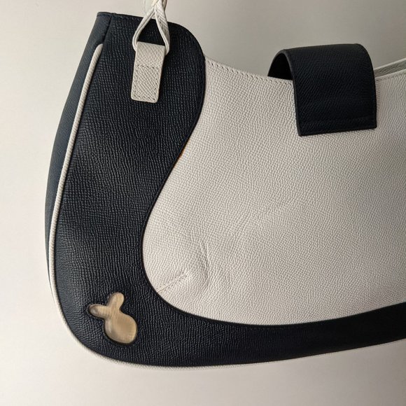 Chopard Happy Fish Handbag Purse Navy Blue White - Picture 6 of 7